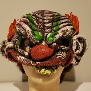 Halloween Costume Evil Scary Clown Mask 2001 Fright Asylum